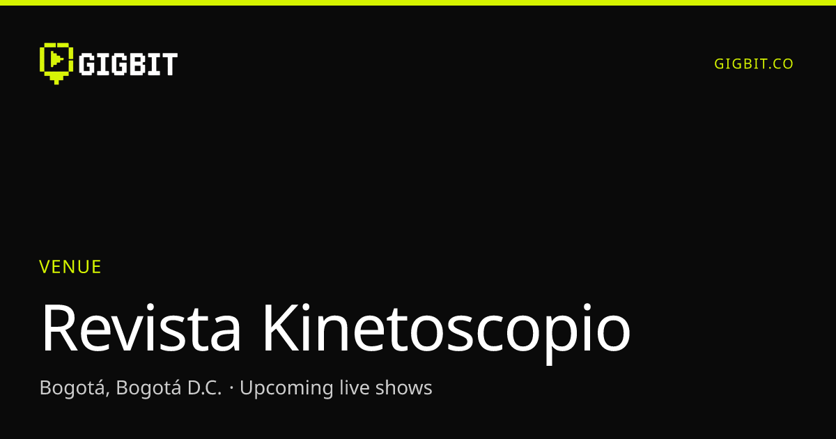 Revista Kinetoscopio