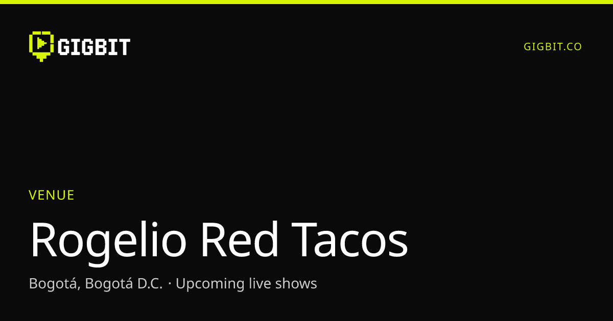 Rogelio Red Tacos