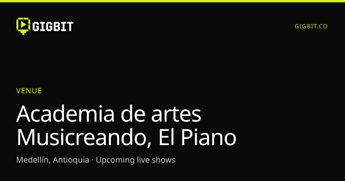 Academia de artes Musicreando, El Piano