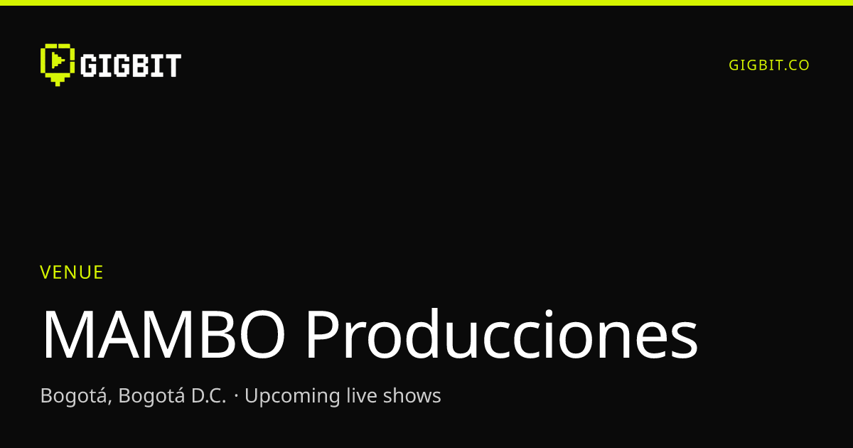 MAMBO Producciones