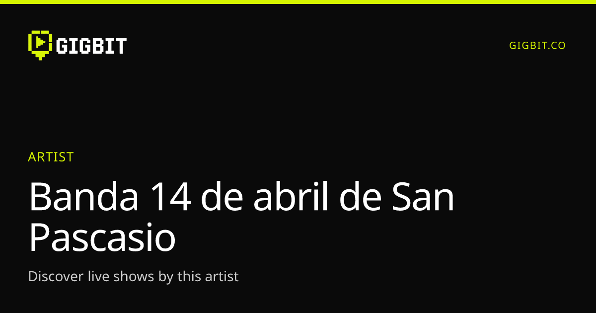 Banda 14 de abril de San Pascasio