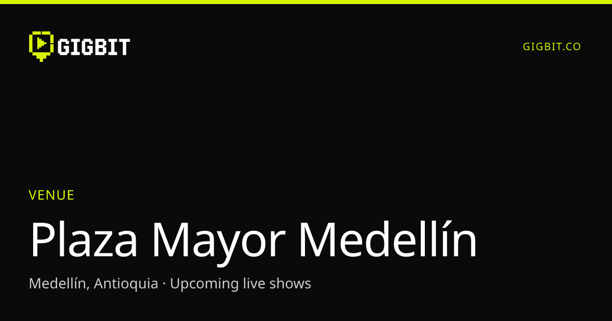 Plaza Mayor Medellín