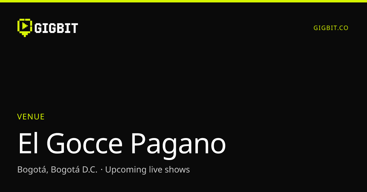 El Gocce Pagano