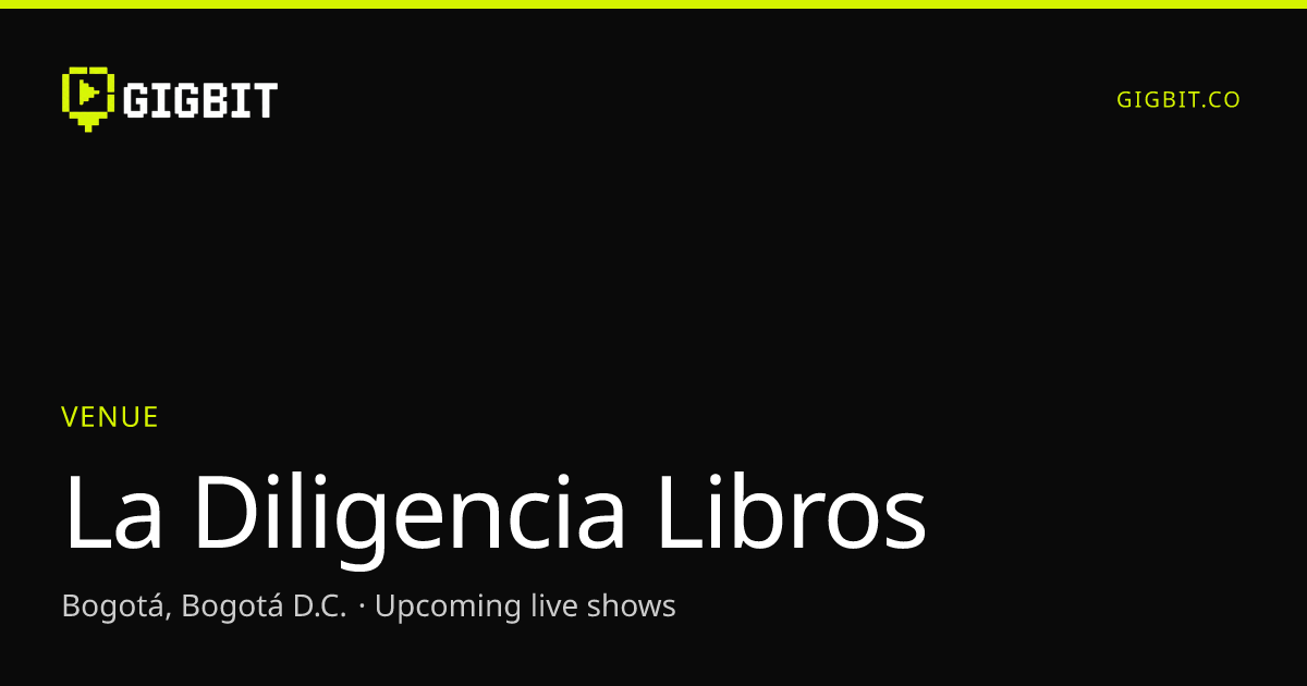La Diligencia Libros