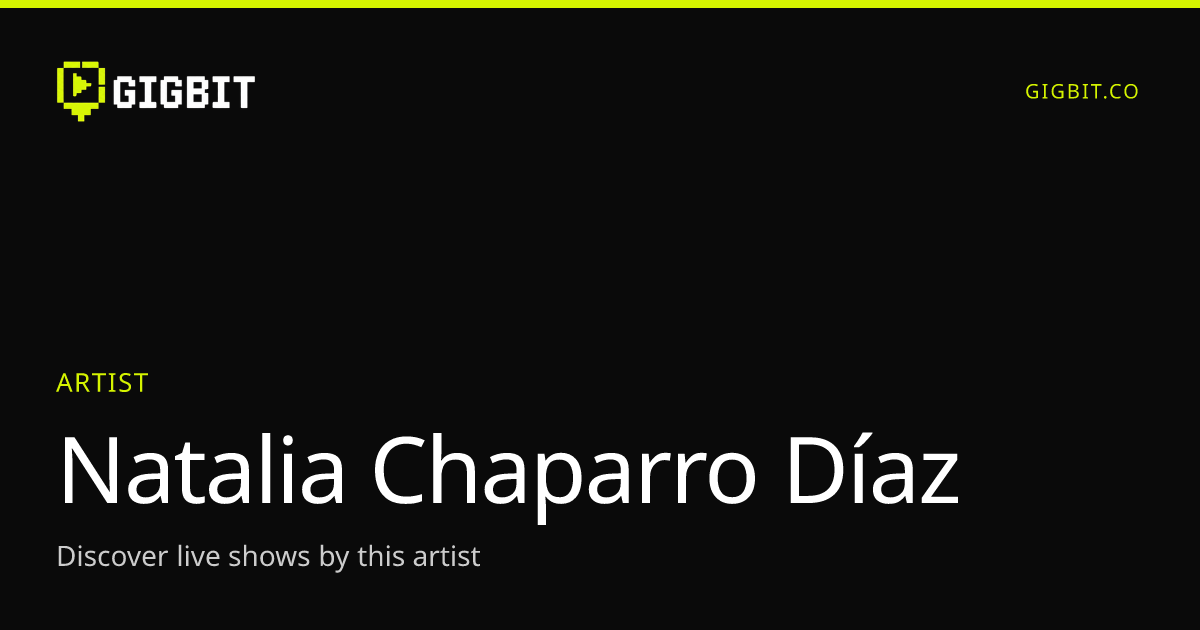 Natalia Chaparro Díaz