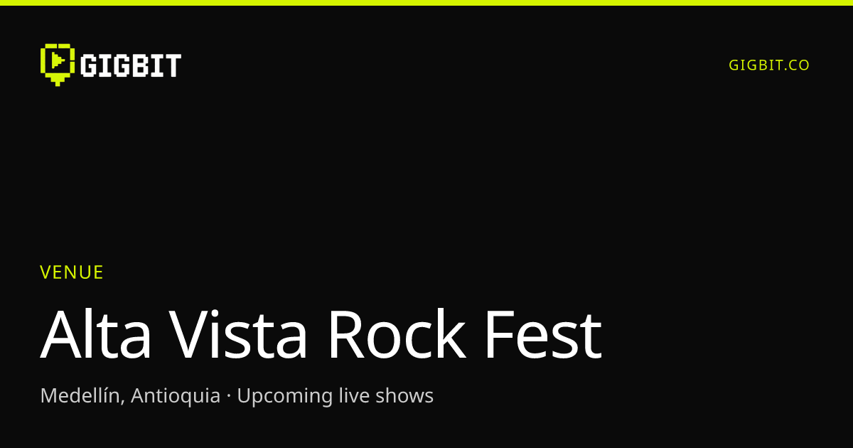 Alta Vista Rock Fest
