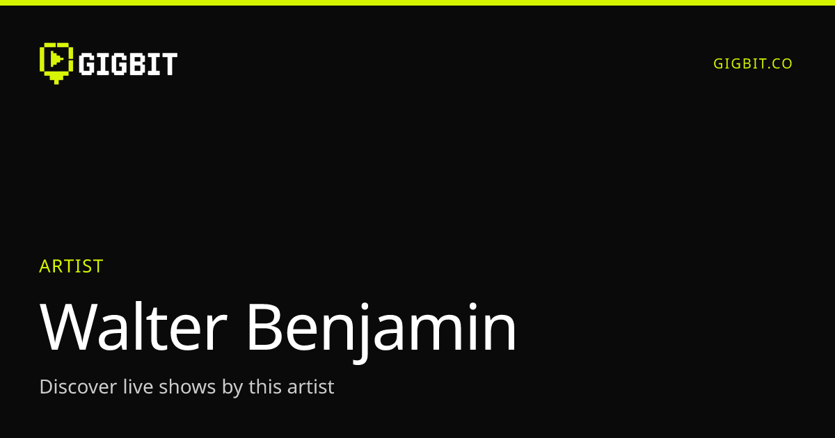 Walter Benjamin