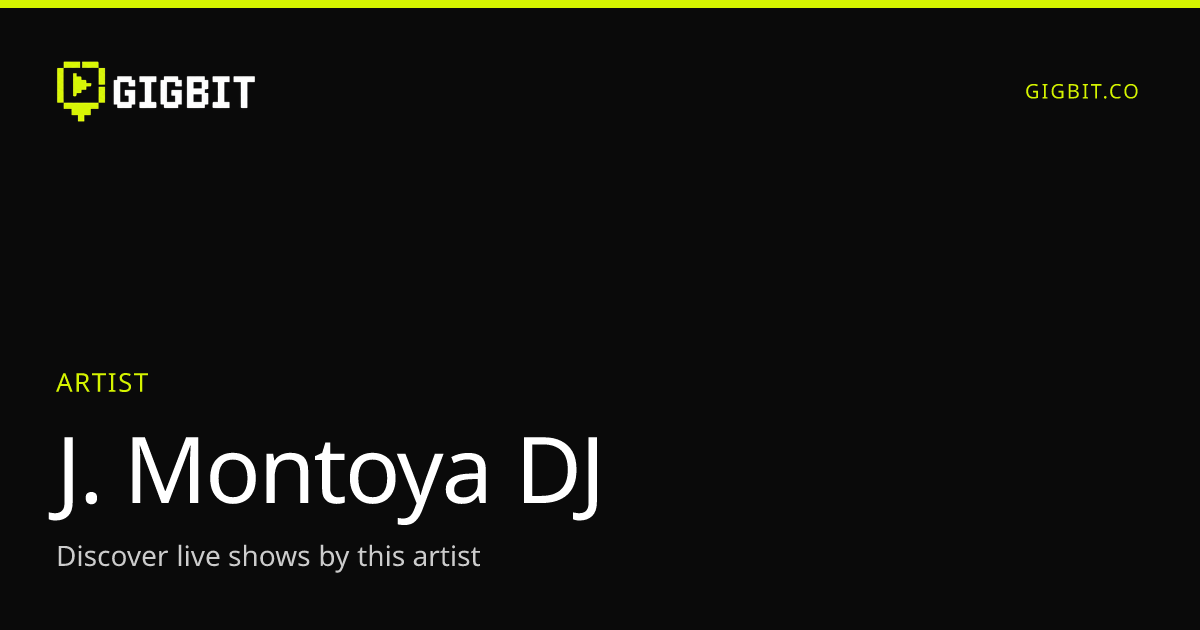 J. Montoya DJ