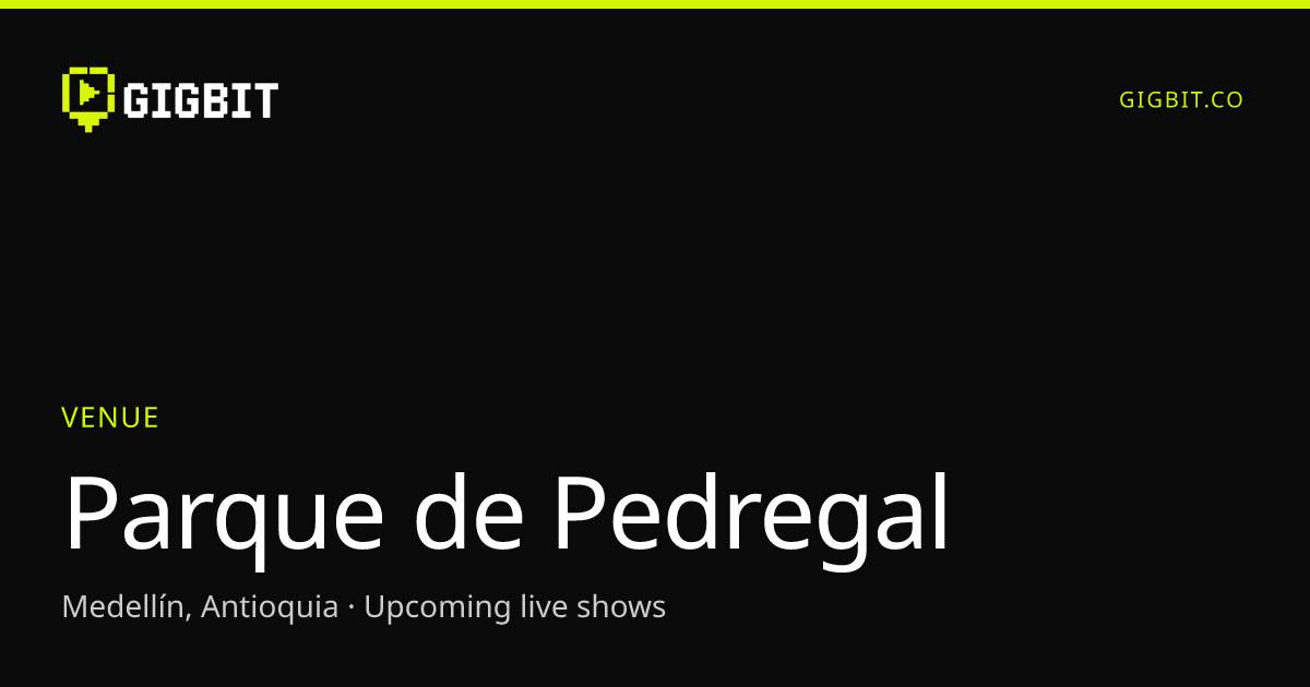 Parque de Pedregal
