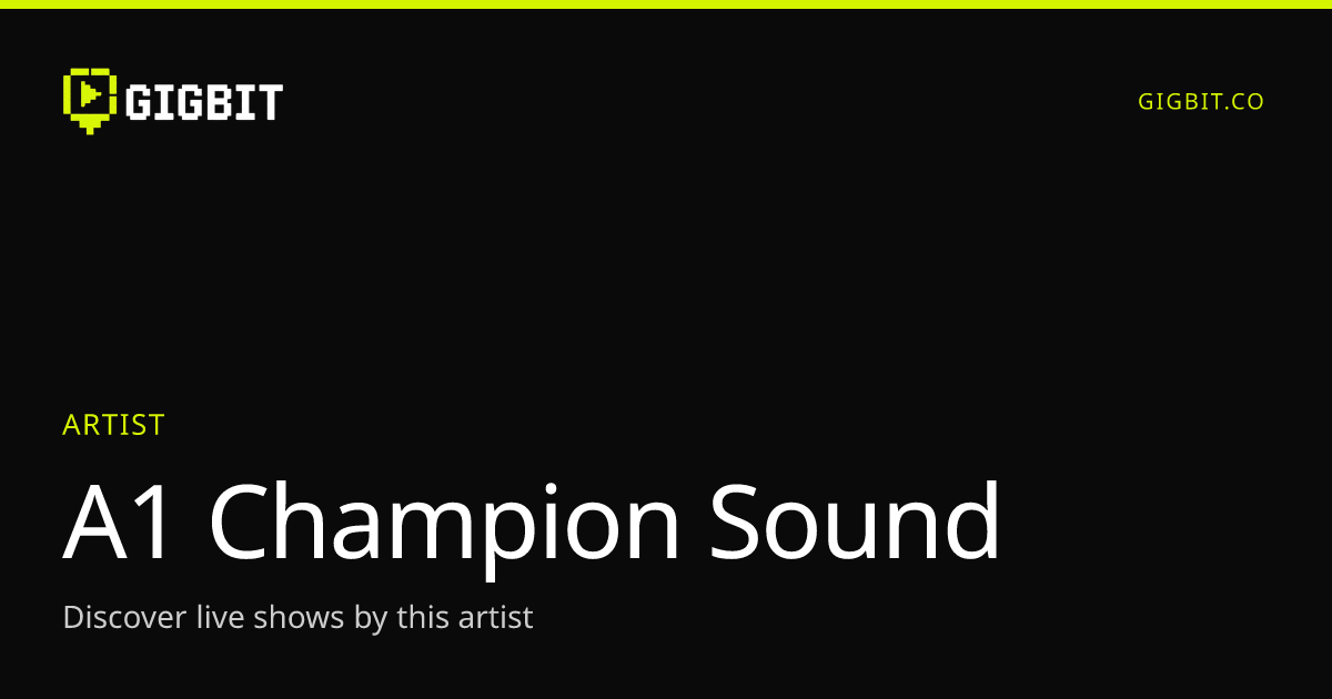 A1 Champion Sound