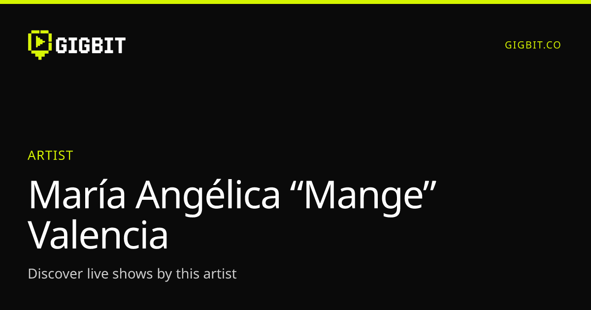 María Angélica “Mange” Valencia