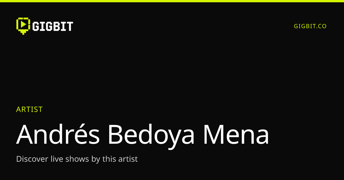 Andrés Bedoya Mena
