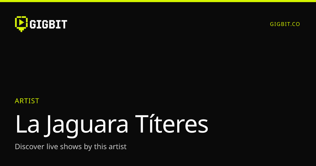 La Jaguara Títeres