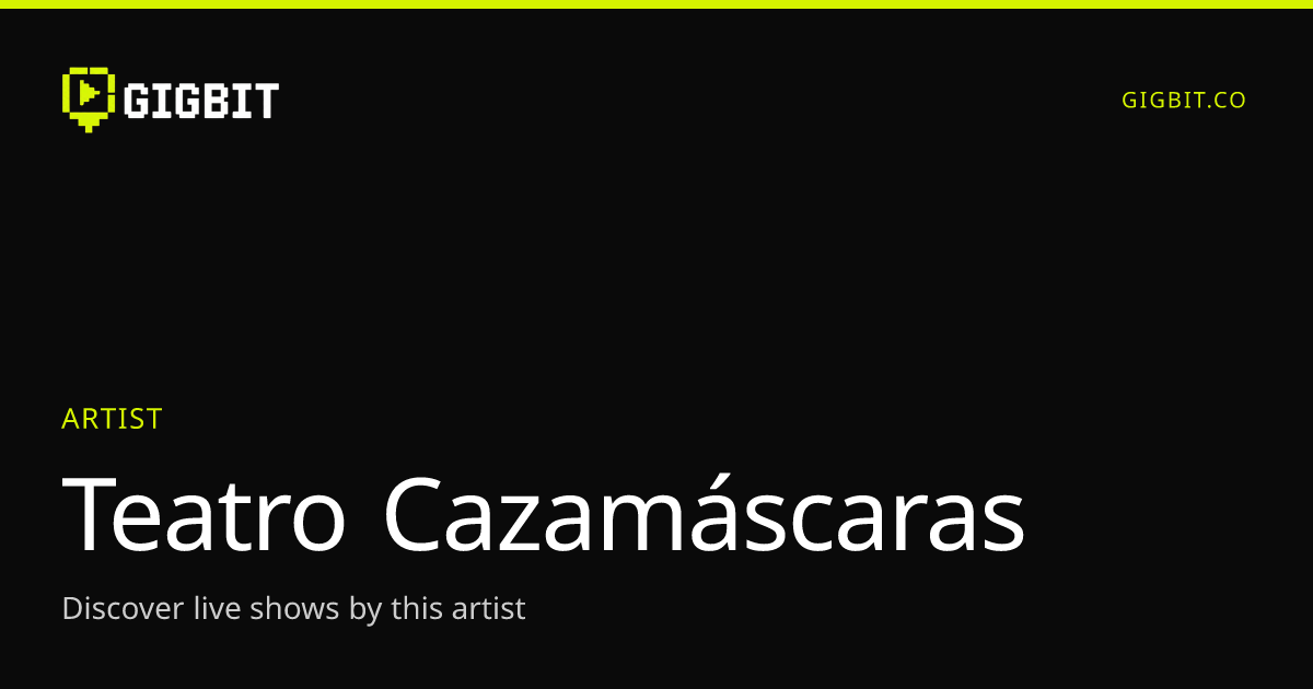 Teatro Cazamáscaras
