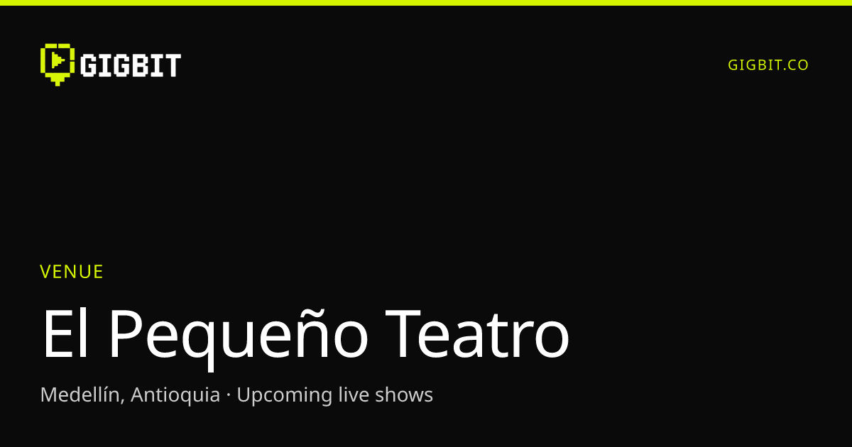 El Pequeño Teatro
