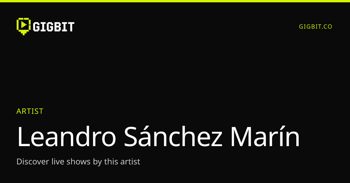 Leandro Sánchez Marín