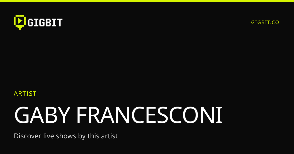 GABY FRANCESCONI