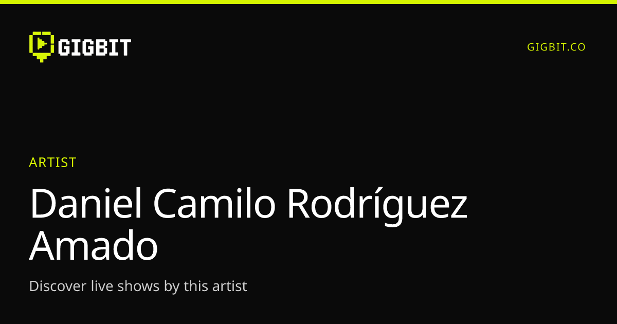 Daniel Camilo Rodríguez Amado