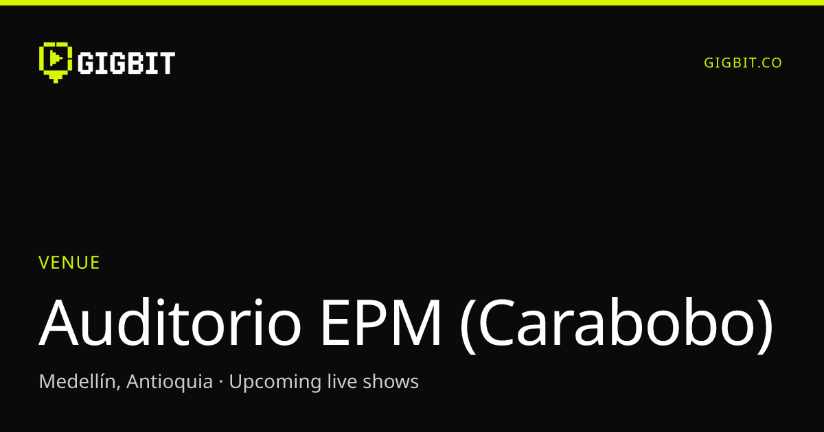 Auditorio EPM (Carabobo)
