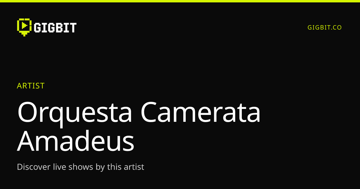 Orquesta Camerata Amadeus