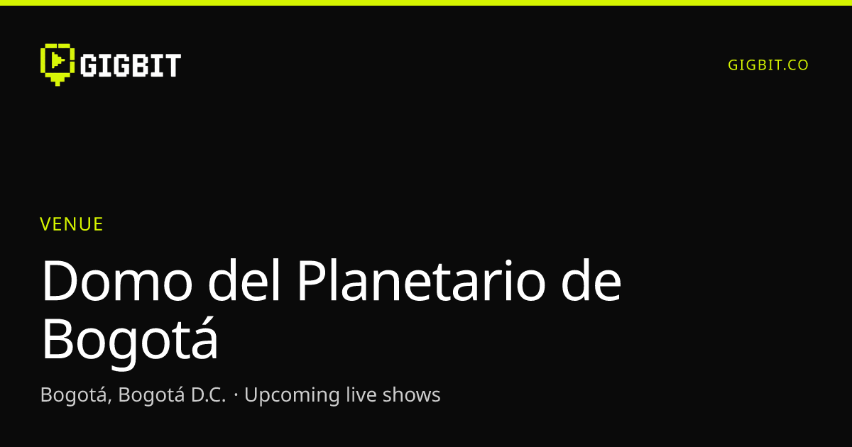 Domo del Planetario de Bogotá