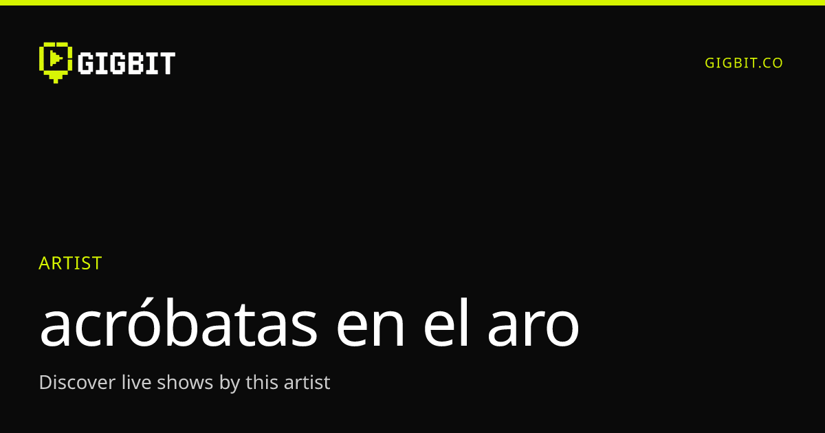 acróbatas en el aro