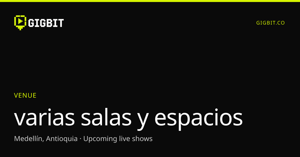 varias salas y espacios