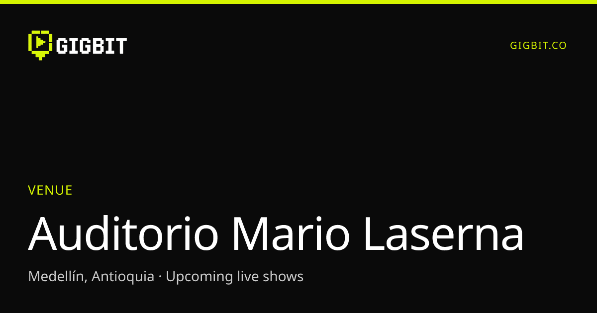 Auditorio Mario Laserna