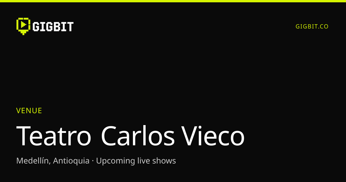 Teatro Carlos Vieco