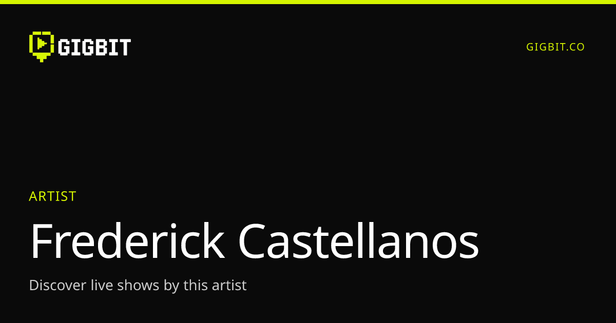 Frederick Castellanos
