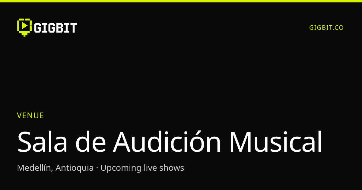 Sala de Audición Musical