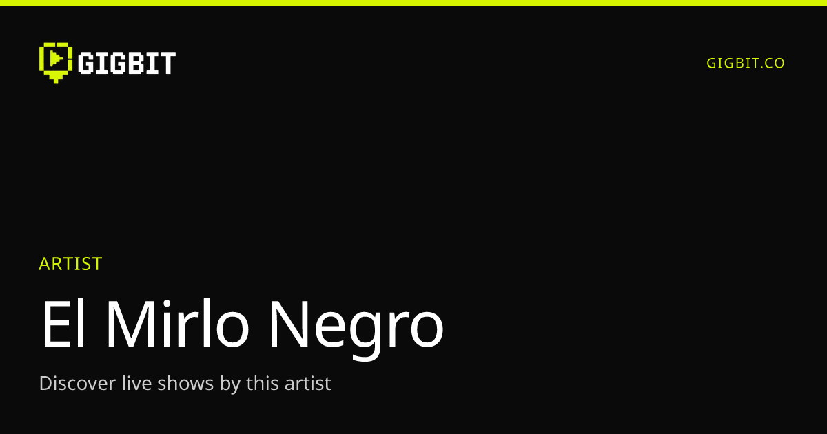 El Mirlo Negro