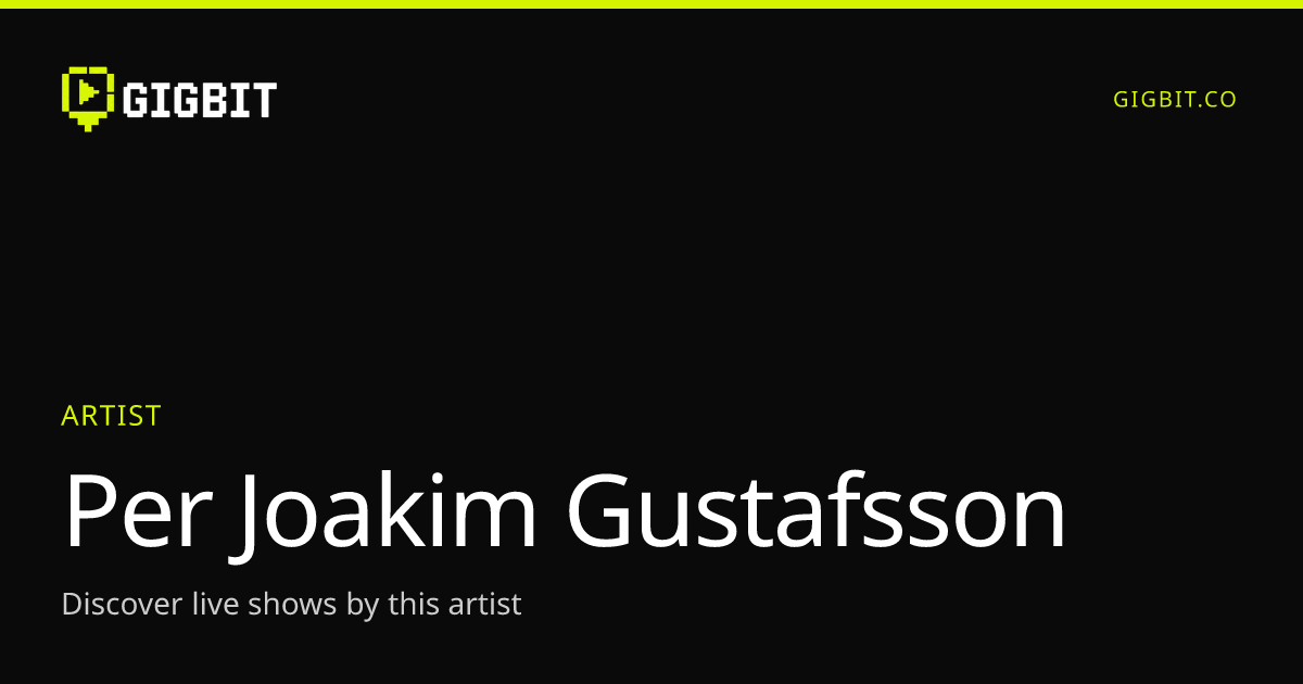 Per Joakim Gustafsson