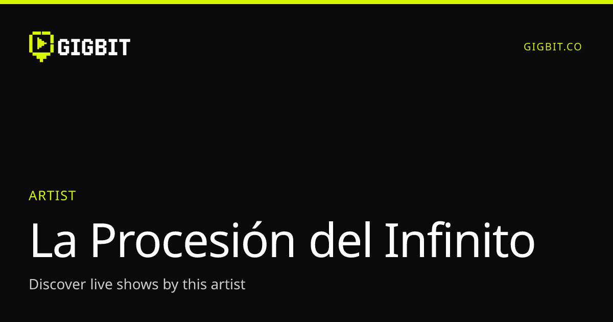 La Procesión del Infinito