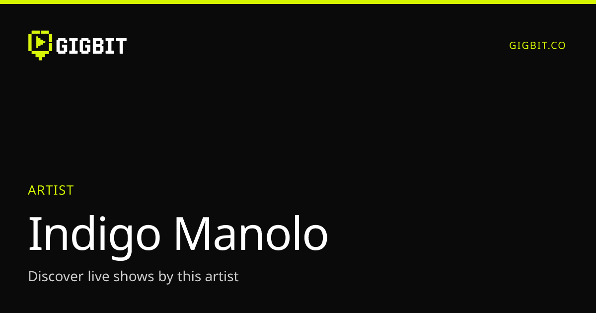 Indigo Manolo