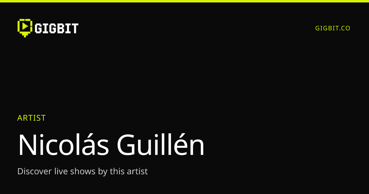 Nicolás Guillén