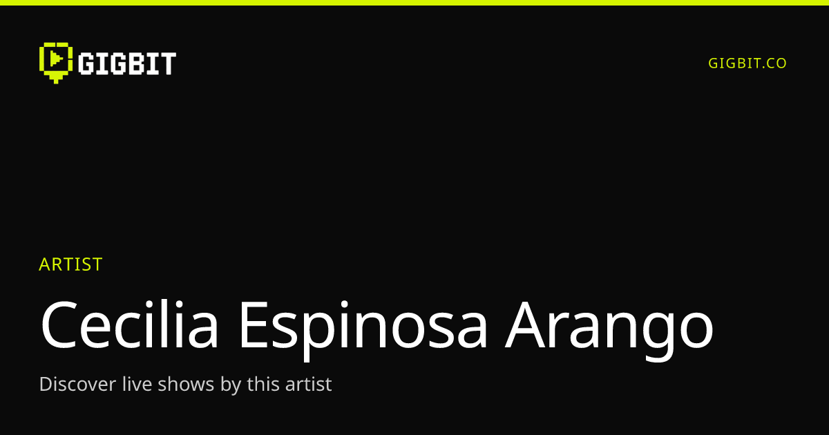 Cecilia Espinosa Arango