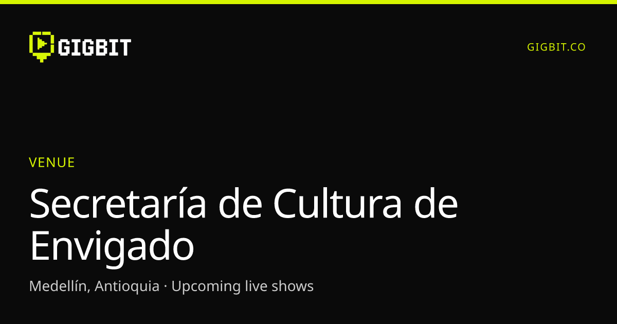 Secretaría de Cultura de Envigado