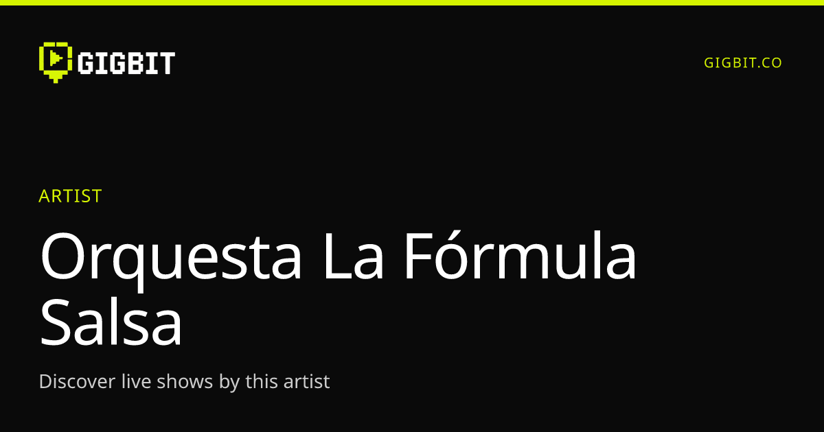 Orquesta La Fórmula Salsa