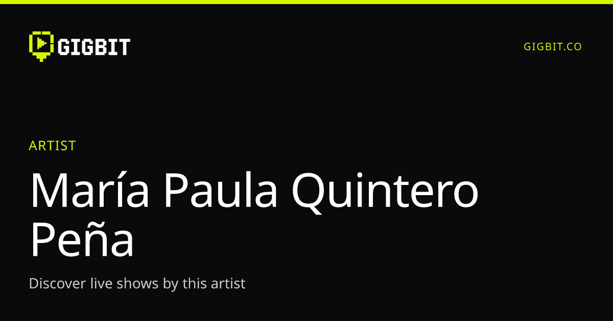 María Paula Quintero Peña