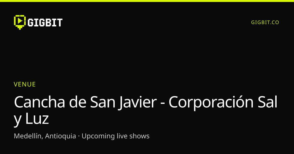 Cancha de San Javier - Corporación Sal y Luz
