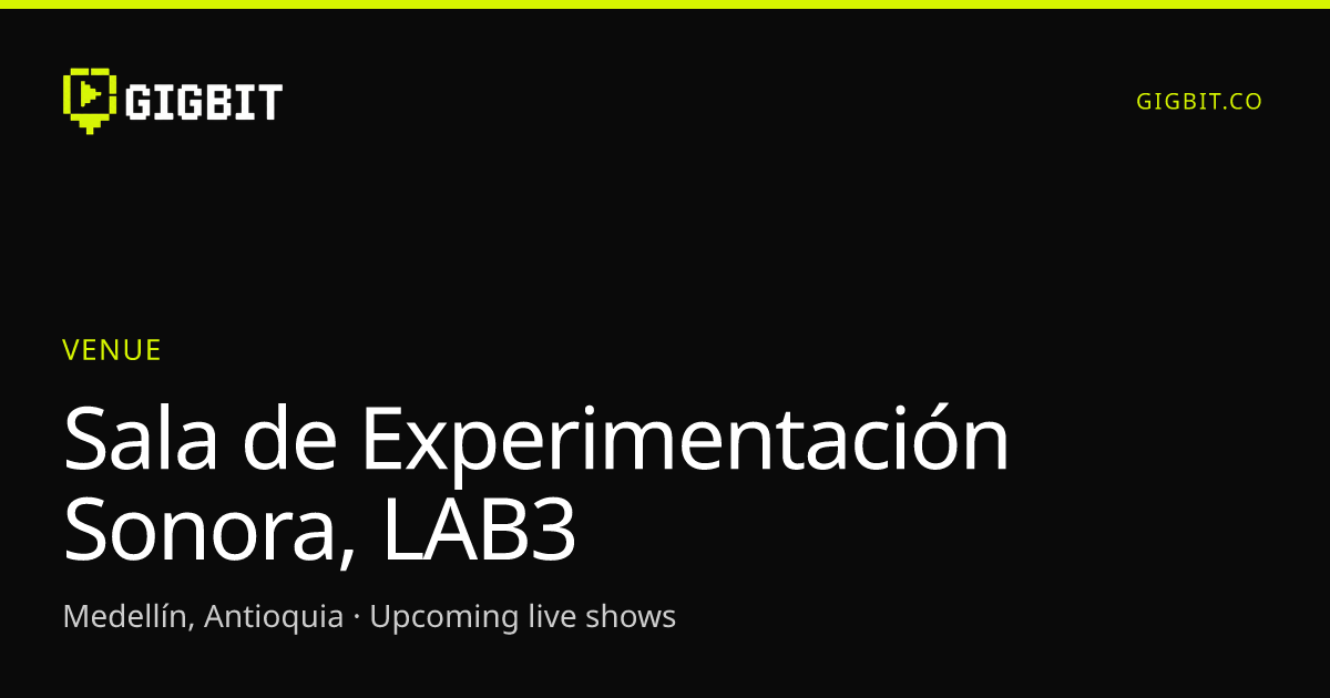 Sala de Experimentación Sonora, LAB3