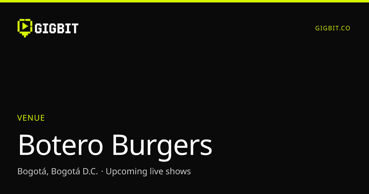 Botero Burgers
