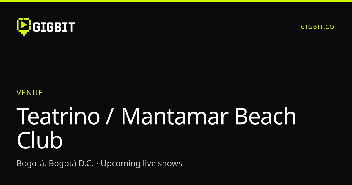 Teatrino / Mantamar Beach Club