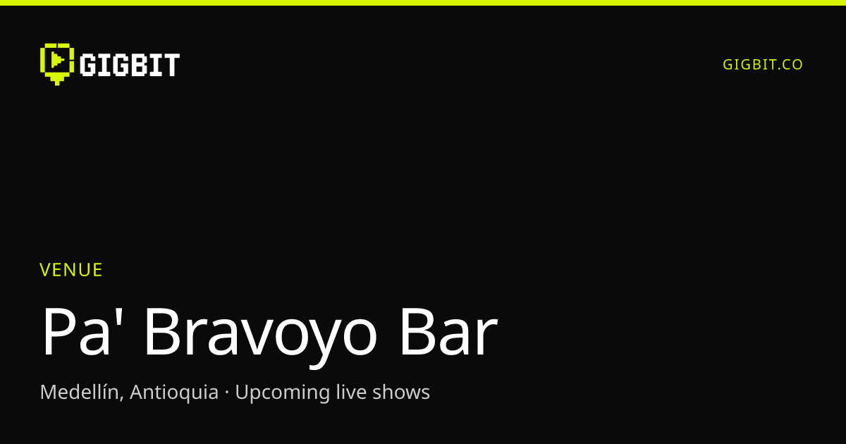 Pa' Bravoyo Bar