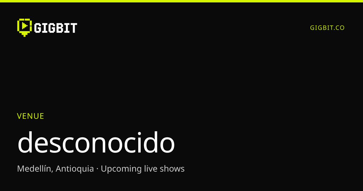 desconocido