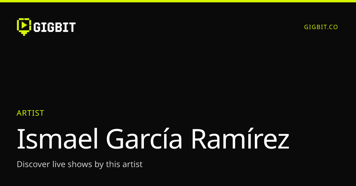 Ismael García Ramírez