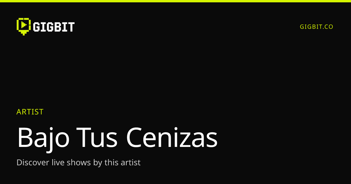 Bajo Tus Cenizas