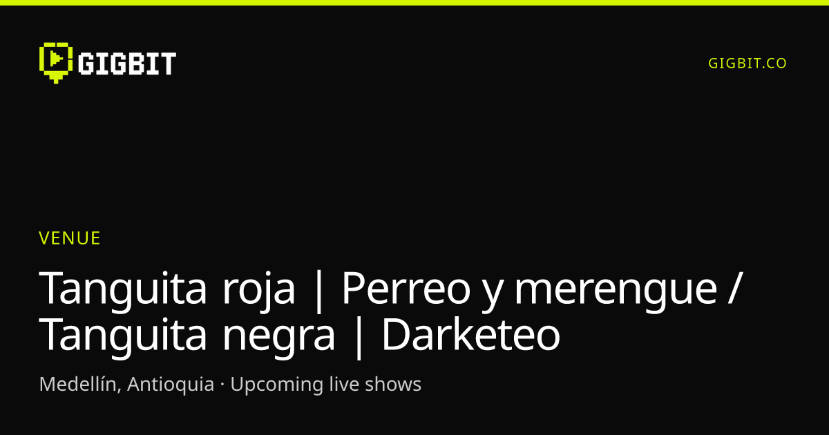 Tanguita roja | Perreo y merengue / Tanguita negra | Darketeo