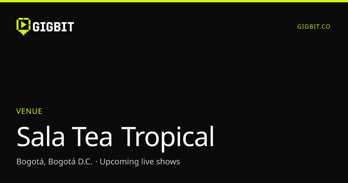 Sala Tea Tropical
